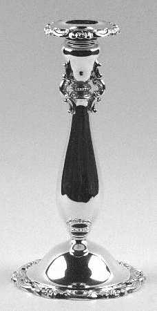 Baroque (Silverplate, Hollowware, Older) 9" Candlestick by Wallace Silver