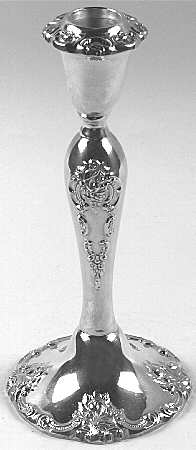 Baroque (Silverplate, Hollowware, Older) 8" Candlestick