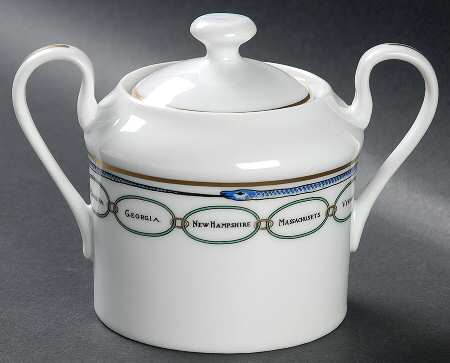 The White House Collection Sugar Bowl & Lid