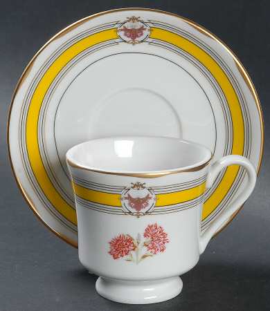 Ulysses Grant Footed Cup & Saucer Set