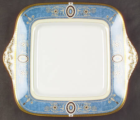 Madeleine Square Handled Cake Plate