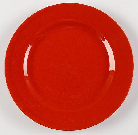Lifestyle Red Dinner Plate