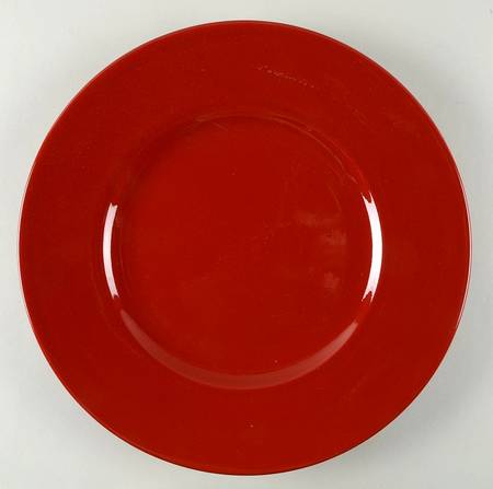 Lifestyle Red Service Plate (Charger)