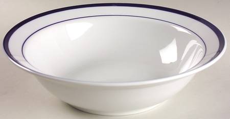 Brasserie Blue 10" Round Vegetable Bowl