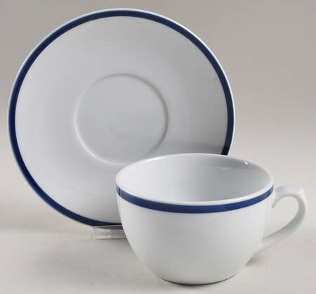 Brasserie Blue Breakfast Cup & Saucer Set