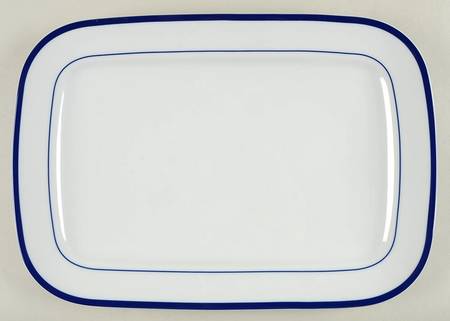 Brasserie Blue 16" Rectangular Serving Platter by Williams-Sonoma
