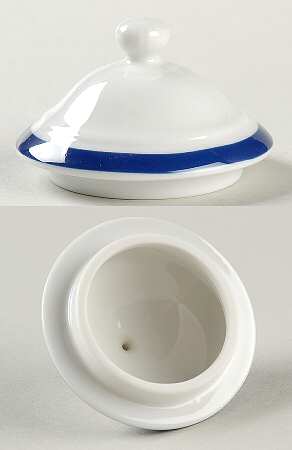 Brasserie Blue Lid for Sugar Bowl