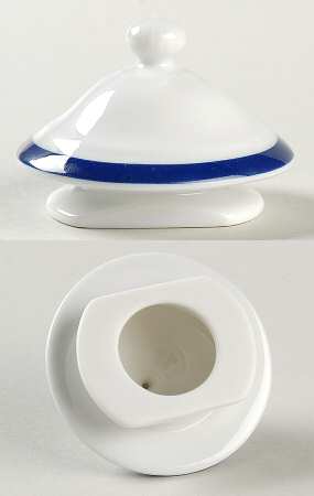 Brasserie Blue Lid for Creamer