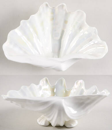 Nautilus Lustre Shell Shaped Dish