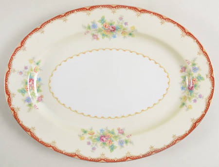 WEX4 12" Oval Serving Platter