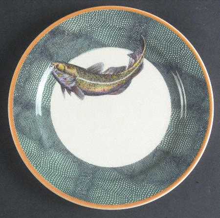 English Angler Salad Plate