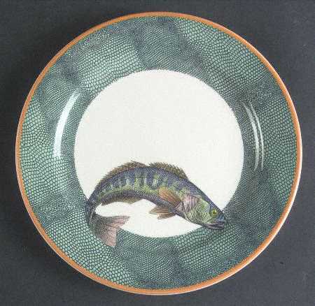 English Angler Salad Plate