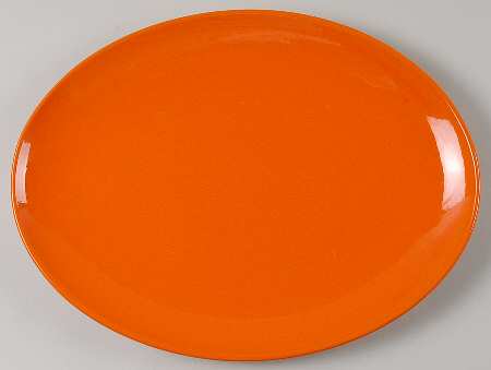 Fun Factory Freestyle Orange (Germany) 12" Oval Serving Platter
