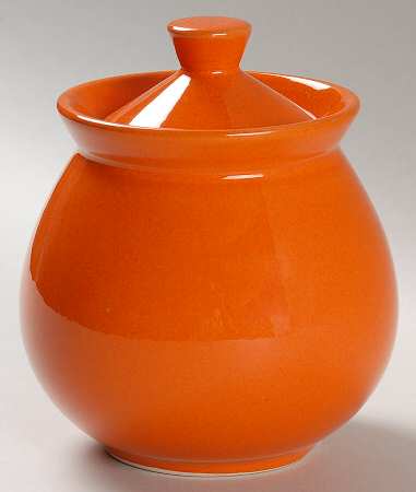 Fun Factory Freestyle Orange (Germany) Sugar Bowl & Lid