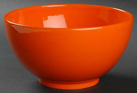 Fun Factory Freestyle Orange (Germany) 7" Round Vegetable Bowl