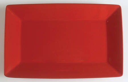 Fun Factory Freestyle Red-Cherry (Germany) 12" Rectangular Serving Platter by Waechtersbach