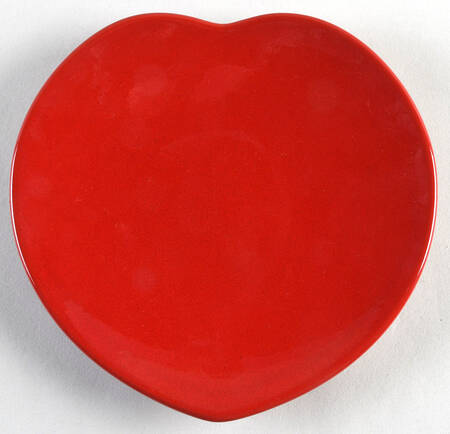 Fun Factory Freestyle Red-Cherry (Germany) Heart Shaped Plate