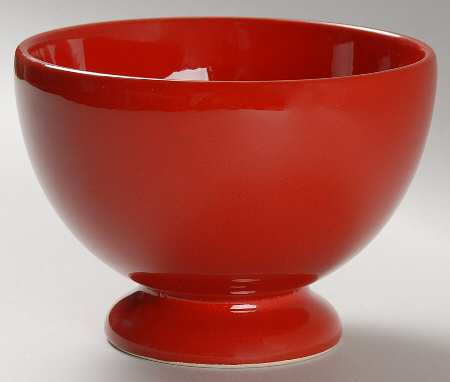 Fun Factory Freestyle Red-Cherry (Germany) 5" Footed All Purpose Bowl
