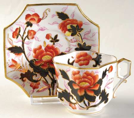 3532 Flat Cup & Saucer Set by J F Wileman