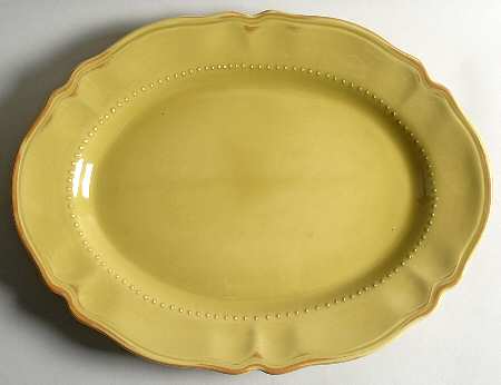 Tuscany Sage 17" Oval Serving Platter