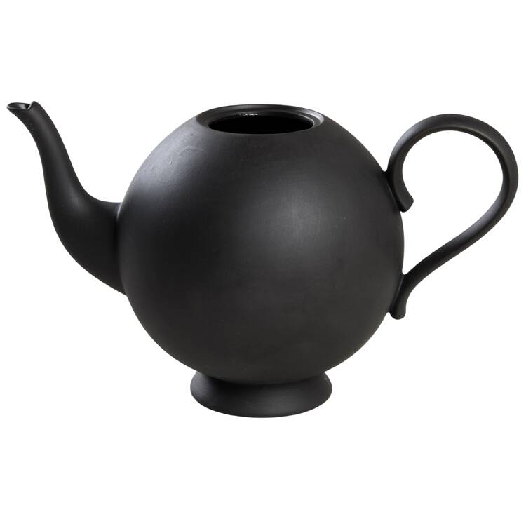 Nick Munro Jasper Collection Black Teapot No Lid