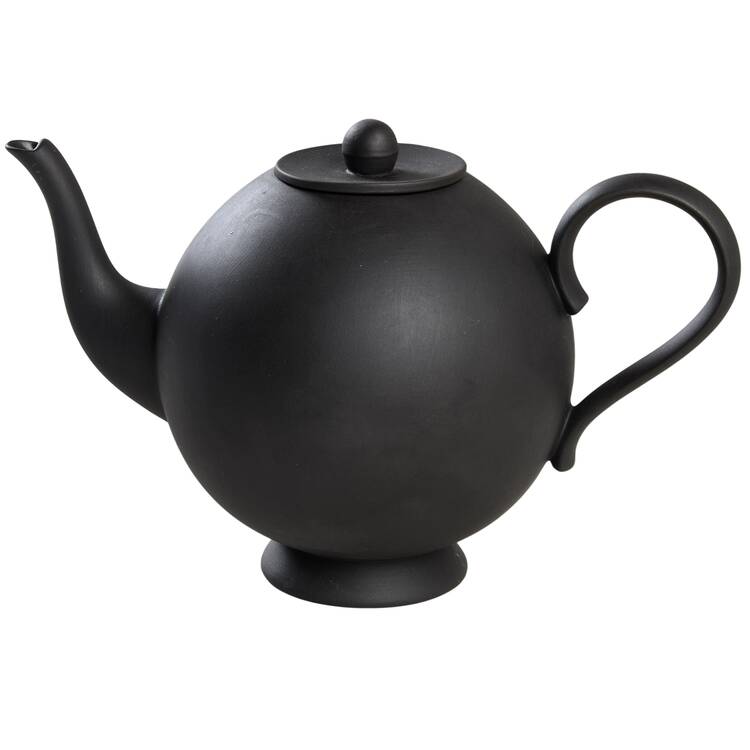 Nick Munro Jasper Collection Black Teapot & Lid