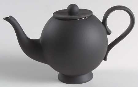 Nick Munro Jasper Collection Black Small Tea Pot & Lid W/Infuser