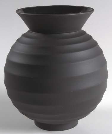 Nick Munro Jasper Collection Black 7" Vase