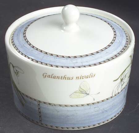 Sarah's Garden Snowdrop Sugar Bowl & Lid