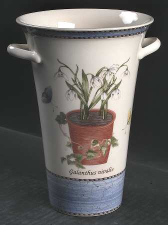 Sarah's Garden Snowdrop 7" Vase