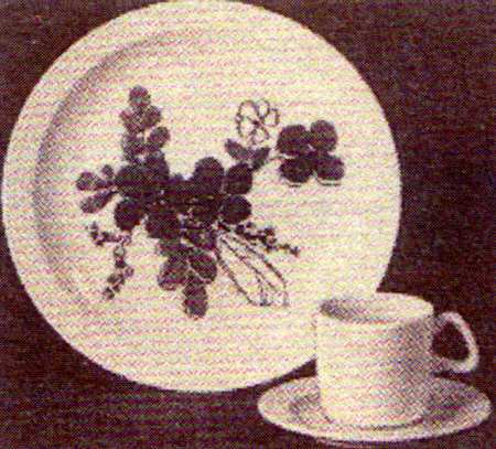 Nutmeg Flat Cup & Saucer Set