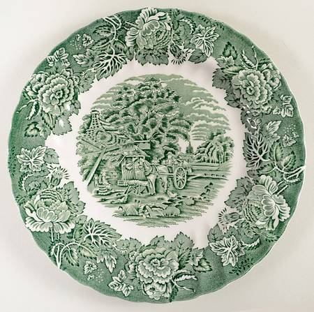 English Scenery Green (Scallop) by Wood &amp; Sons