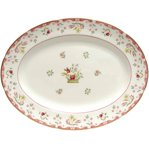 Bianca ("W" Wedgwood Mark Only) 15" Oval Serving Platter