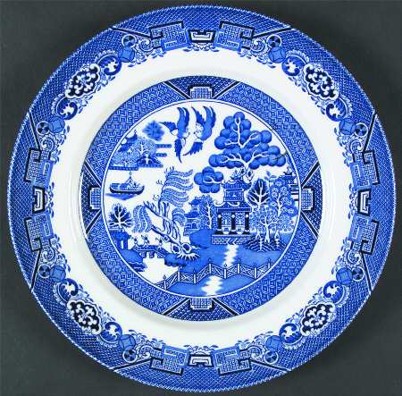 Blue Willow (Newer, Continental Shape) by Wood &amp; Sons