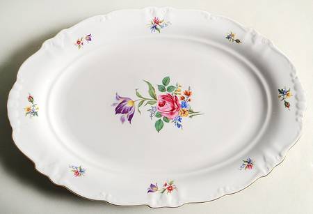 Springtime 15" Oval Serving Platter
