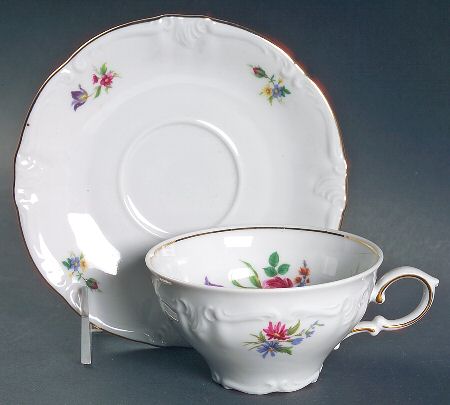 Springtime Flat Cup & Saucer Set
