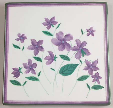 Sweet Violets Trivet