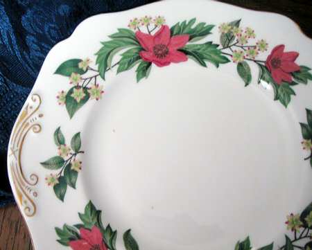 Starflower Square Handled Cake Plate