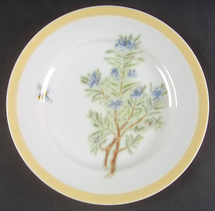 Flowering Herbs Salad Plate