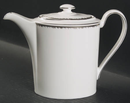 Platinum Plume Coffee Pot & Lid