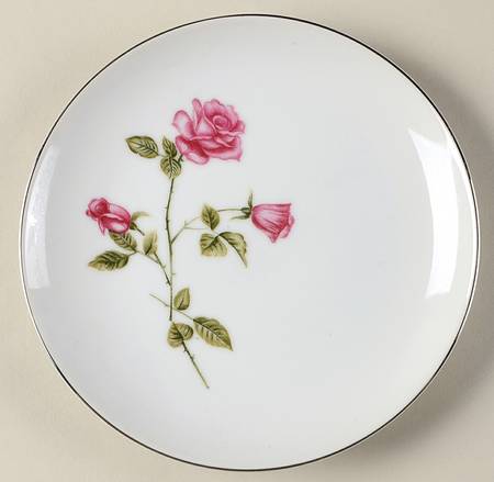 Tea Rose Bread & Butter Plate by World Wide