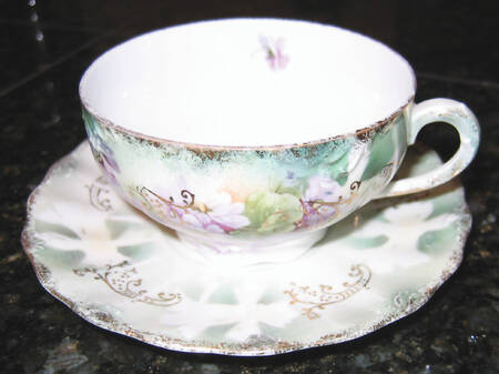 WEI62 Footed Cup & Saucer Set by Weimar
