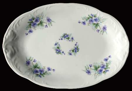 WAV46 12" Oval Serving Platter