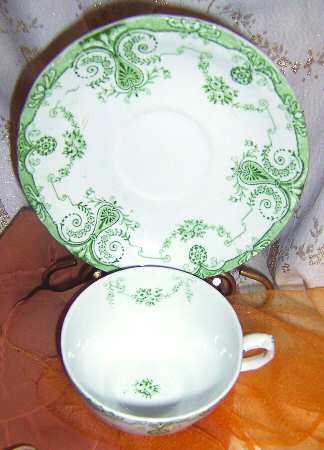 Acme Flat Cup & Saucer Set by JH Weatherby