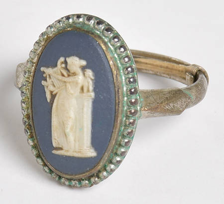 Jasperware Jewelry Sterling Ring (Size 6)