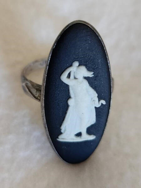 Jasperware Jewelry Sterling Ring (Size 6)