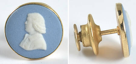 Jasperware Jewelry Goldplate Tie Tack