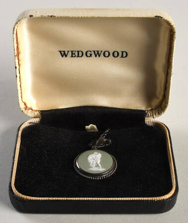 Jasperware Jewelry Sterling Necklace w/Pendant