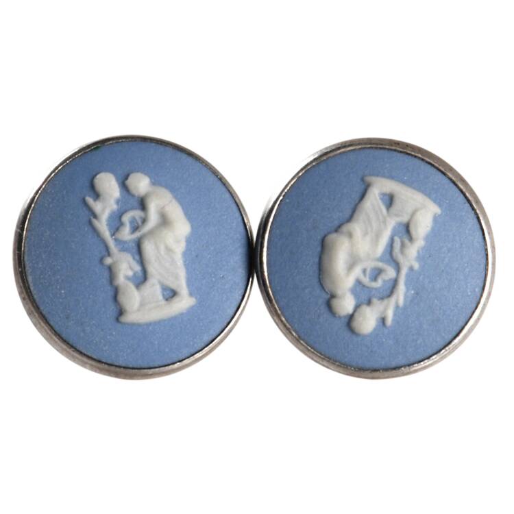 Jasperware Jewelry Earring Pair by Wedgwood