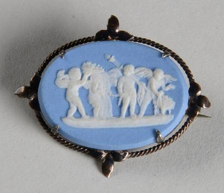 Jasperware Jewelry Brooch
